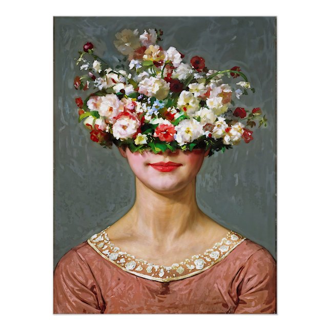 "Blossom Bonnet Helen - Art & Floral Society" Poster (Vorderseite)