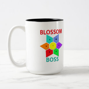 Blossom BossZwei-Tone-Tasse, 15 oz Zweifarbige Tasse