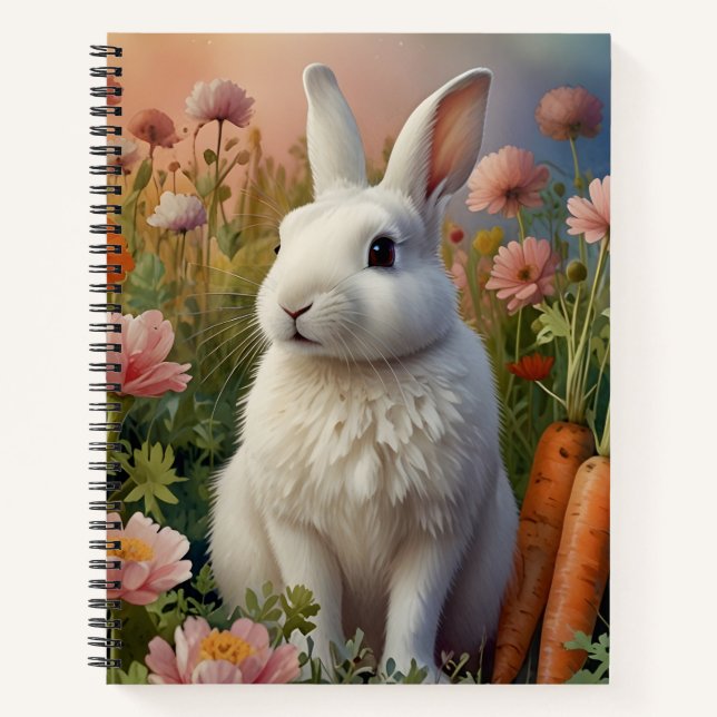 Blossom Bunny & Carnet de patchs de carottes (Devant)