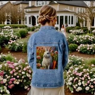 Blossom Bunny & Carrot Patch Jean-Jacke  Jeansjacke