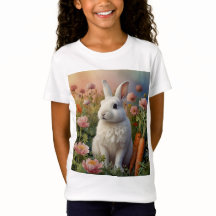 Blossom Bunny & Carrot Patch Kids T - Shirt