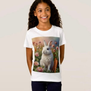 Blossom Bunny & Carrot Patch Kids T-Shirt 