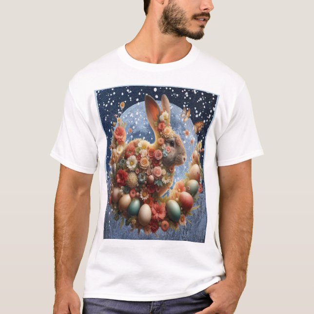 Blossom Bunny Easter  T-Shirt (Vorderseite)