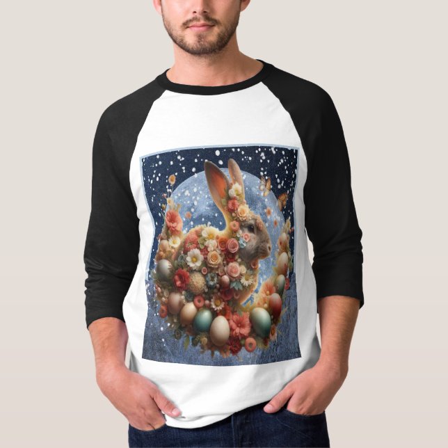 Blossom Bunny Easter  T-Shirt (Vorderseite)