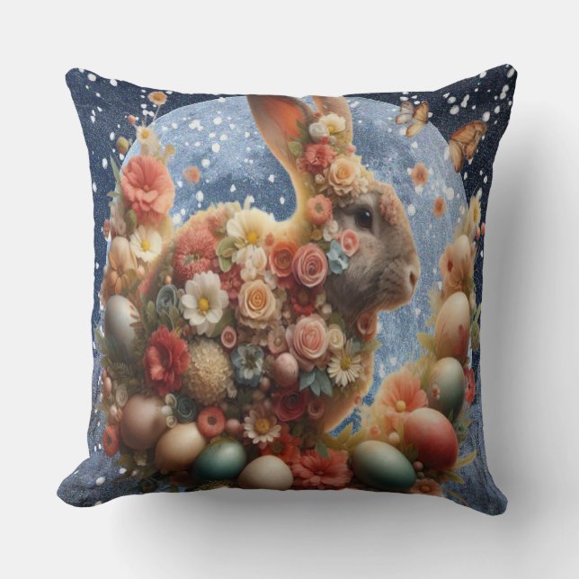 Blossom Bunny Ostern  Kissen (Vorderseite)