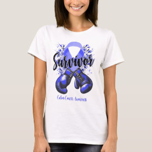 Blossom Colon Cancer Warrior Survivor T-Shirt