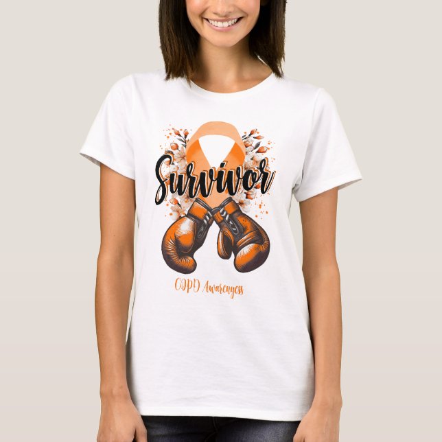 Blossom COPD Warrior Survivor T-Shirt (Vorderseite)