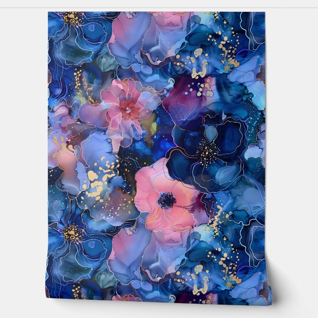 Blossom-Couture Botanical Tapete (Abrollen)