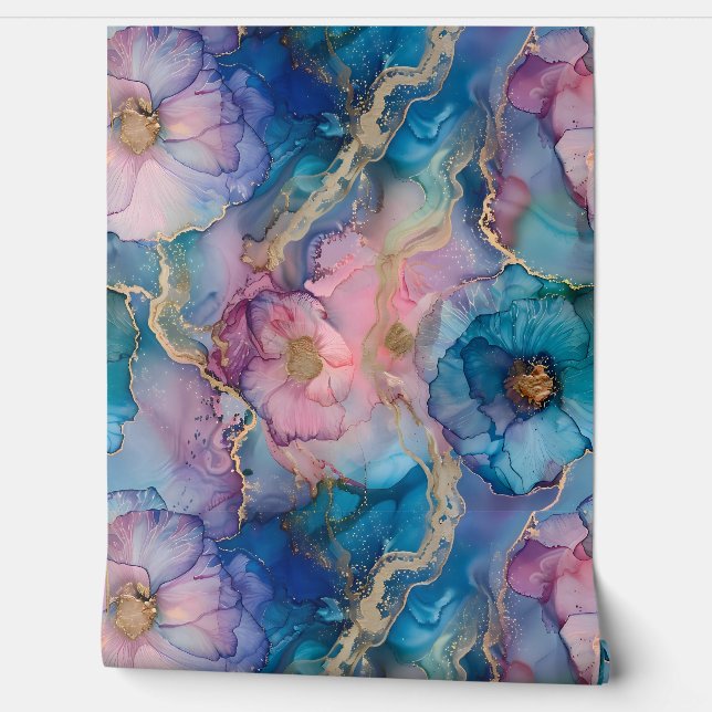 Blossom-Couture Botanical Tapete (Abrollen)