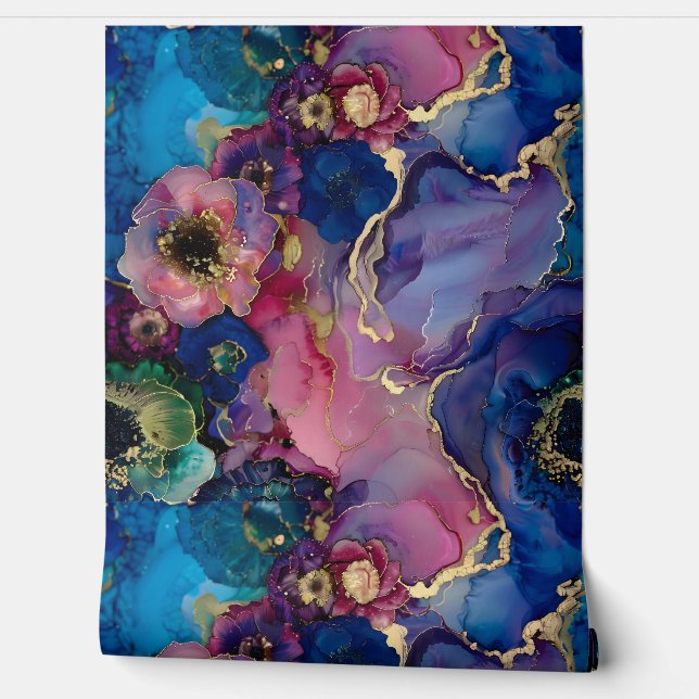 Blossom-Couture Botanical Tapete (Abrollen)