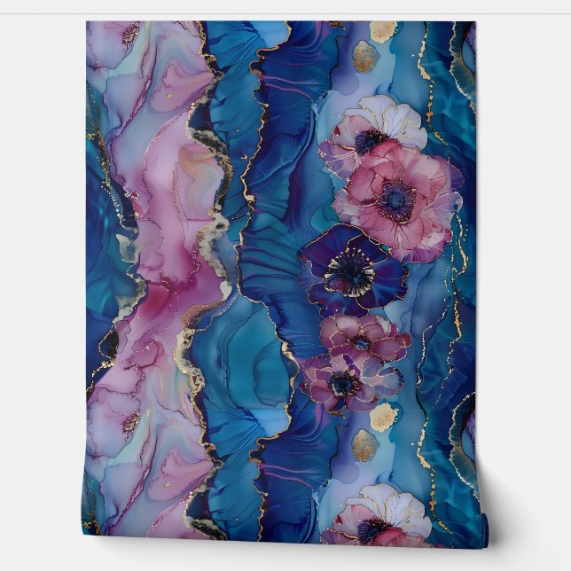 Blossom-Couture Botanical Tapete (Abrollen)
