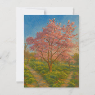 Blossom Crossroads - Frühjahrsgarten Postkarte
