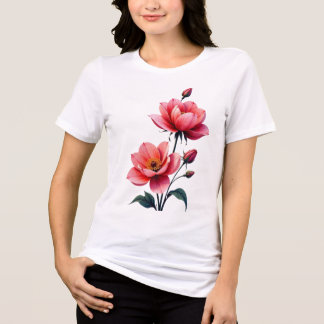 Blossom Elegance Tri-Blend Shirt