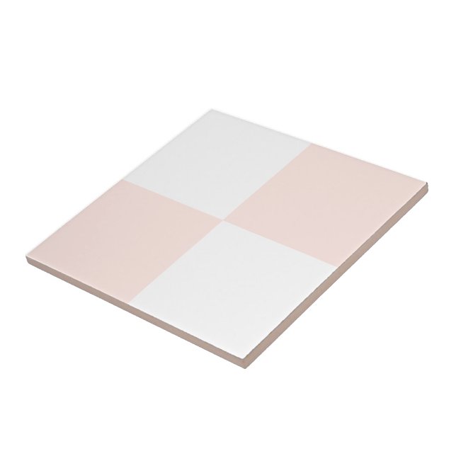 Blossom eleganter Lachs florale Fliesen Set Muster (Seite)