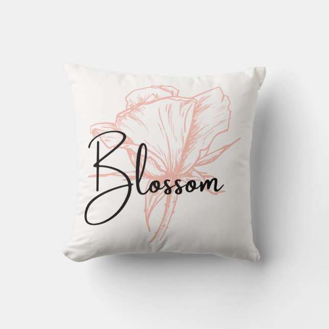 Blossom Frühlingsblüte Blume Blütenblüte Kissen (Vorderseite)