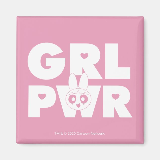 Blossom Girl Power Magnet (Vorne)