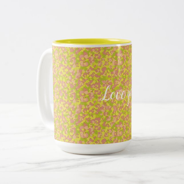 Blossom Haze Zweifarbige Tasse (Vorderseite Links)