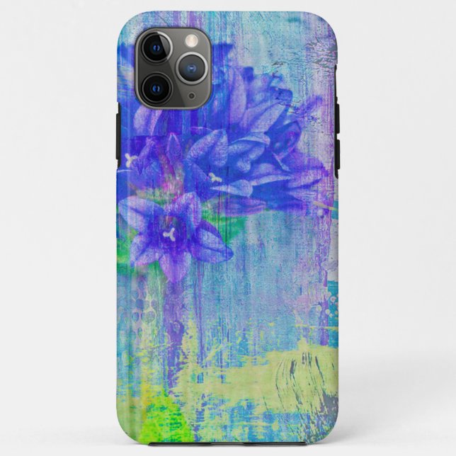 Blossom in Blauem Violett Case-Mate iPhone Hülle (Rückseite)