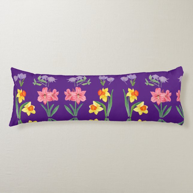 Blossom Komfort: Blumenmuster Kissen (Vorderseite)