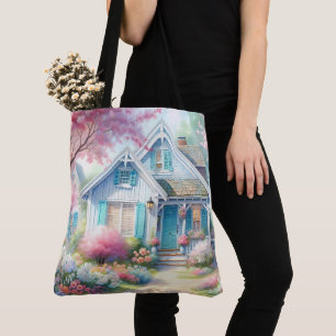 Blossom Lane Blue Cottage Garten Tasche