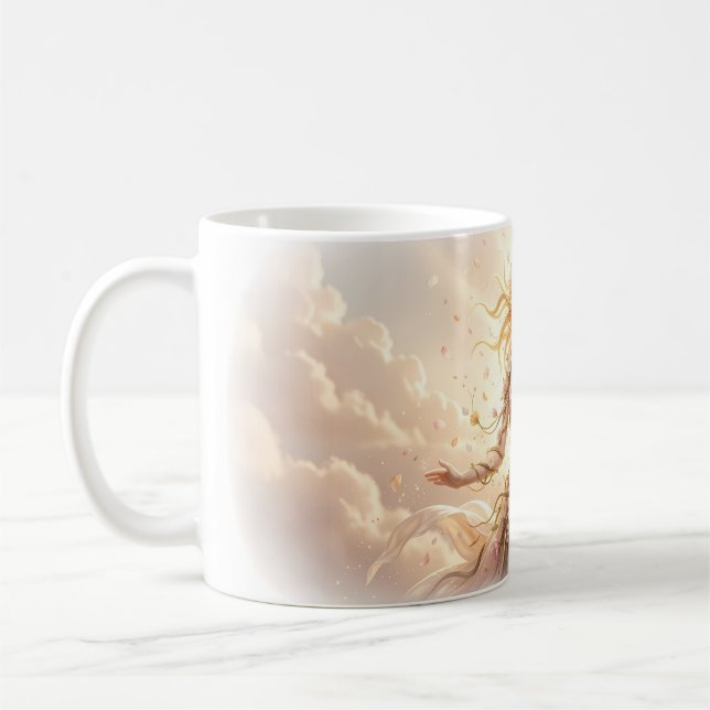 Blossom Light Goddess in Cloudsong Mug Kaffeetasse (Links)