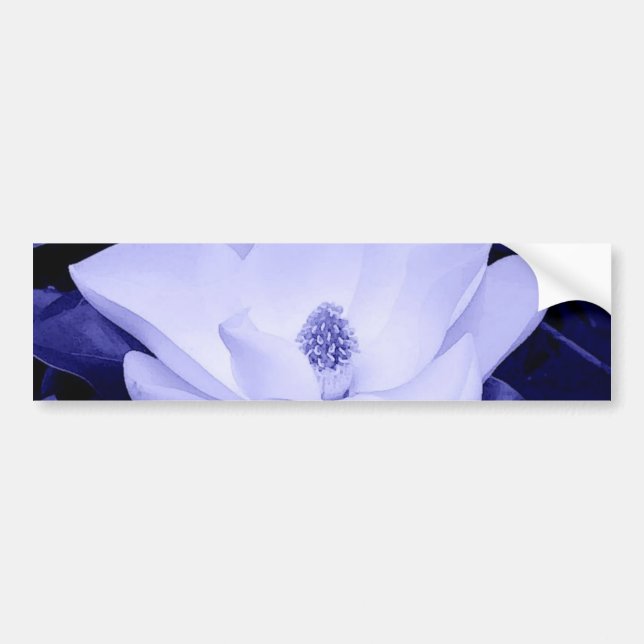 Blossom Magnolia Blume Autoaufkleber (Vorne)