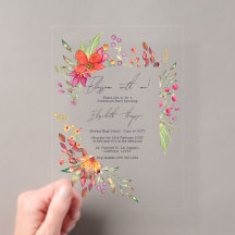 Blossom mit meiner Wildblume Graduierungspartei