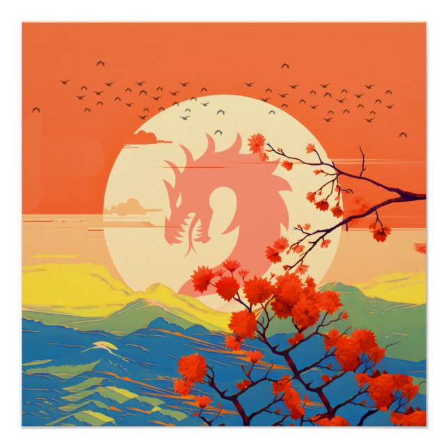 BLOSSOM NATURBERGDRAGON POSTER (Vorderseite)