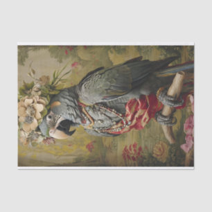 Blossom Parrot Seidenpapier