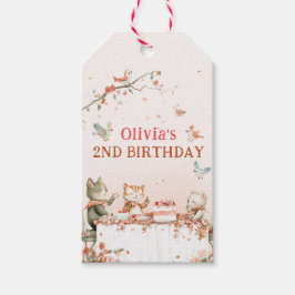 Blossom-Party mit Katzen Geschenkanhänger