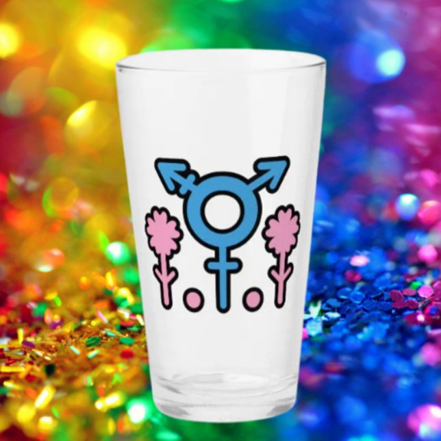 Blossom & Pride Pint-Glas Glas (Von Creator hochgeladen)