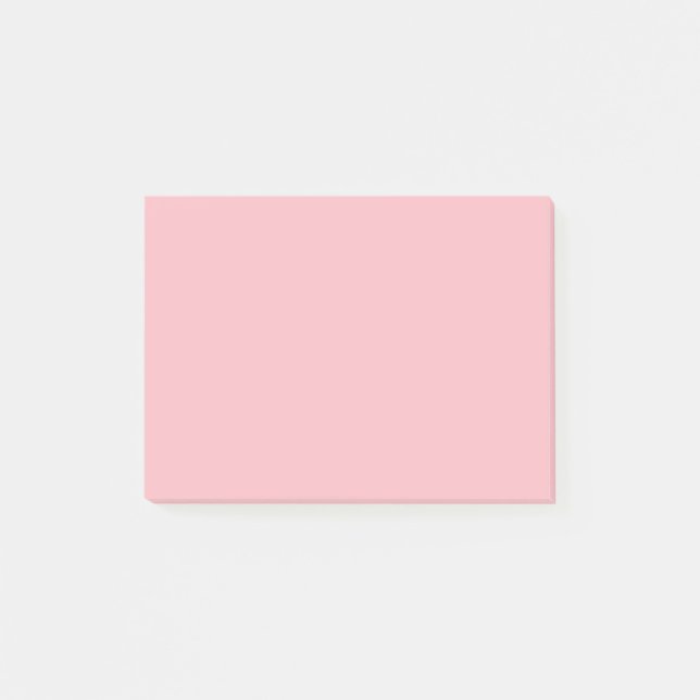 Blossom Rosa Farbe Post-it Klebezettel (Vorderseite)
