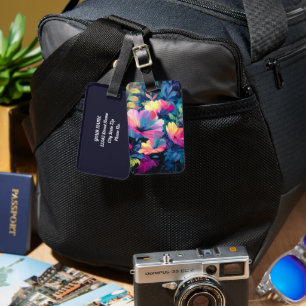 Blossom Rush Spring Blumengarten Gepäckanhänger