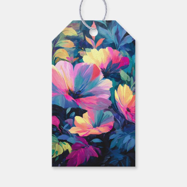 Blossom Rush Spring Blumengarten Geschenkanhänger (Vorderseite)