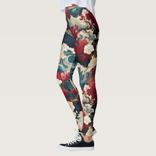 Blossom Storm Leggings - Hübsch (Links)