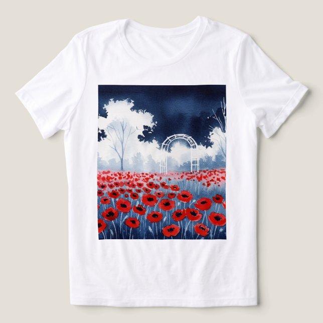 Blossom Tri-Blend Shirt (Design Vorderseite)
