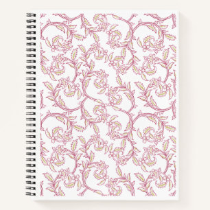 "Blossom Vine" Elegante Floralmuster-Papeterie Notizbuch
