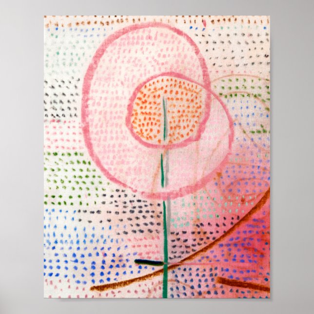 Blossoming 1934 Painting By Paul Klee Poster (Vorne)