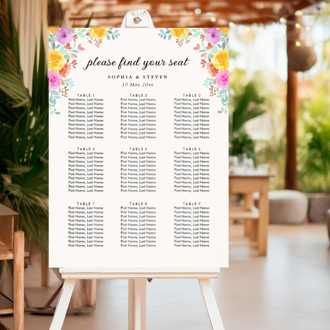 Blossoming Love – A Spring Floral Wedding Poster (Von Creator hochgeladen)