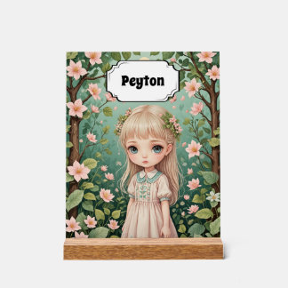 Blossoms Embrace Personalisiert Acrylschild