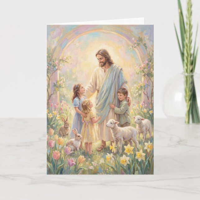 Blossoms of His Love Easter Card Karte (Vorderseite)