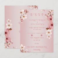 Blossoms of Love" Collection Faire-part de mariage