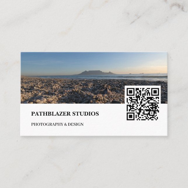 Blouberg Beach Table Mountain Ocean View Visitenkarte (Vorderseite)