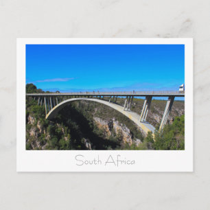 Bloukrans Bridge Tsitsikamma Afrique du Sud Carte