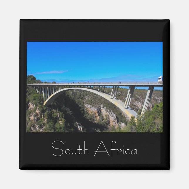 Bloukrans Bridge Tsitsikamma Südafrika Magnet (Vorne)
