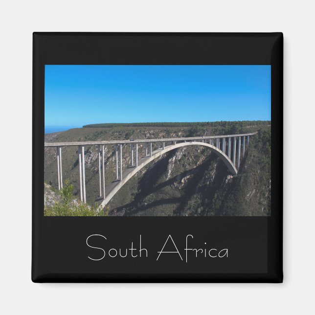 Bloukrans Bridge Tsitsikamma Südafrika Magnet (Vorne)