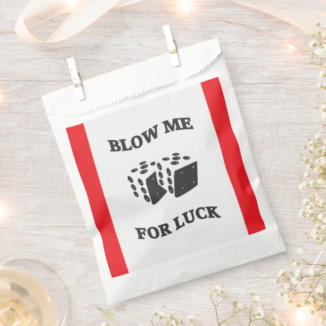 BLOW ME FÜR LUCK GESCHENKTÜTCHEN (Ausgeschnitten)