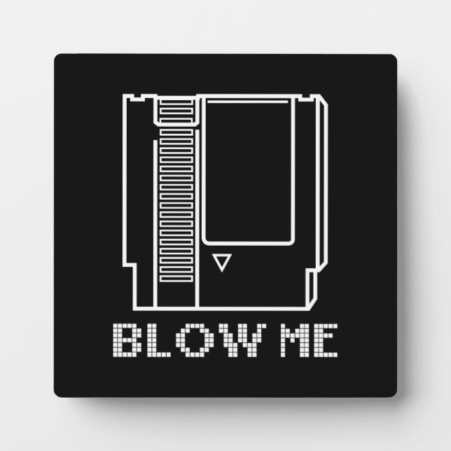 Blow Me - Video Game Cartridge - Funny Gaming Fotoplatte (Vorderseite)