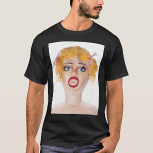 Blow up Doll Face Adult Blowup Classic T - Shirt