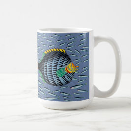 Blowfish essen kleine Tasse